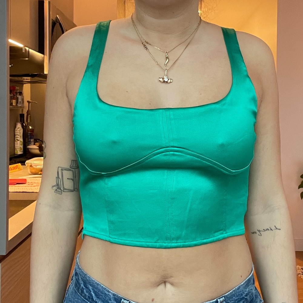 Zara crippled corset top